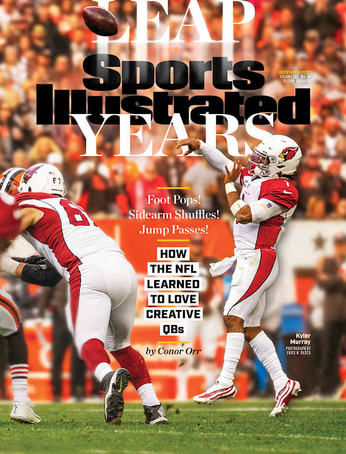 Sports Illustrated December 2021 cover on QB mechanics, featuring Kyler Murray